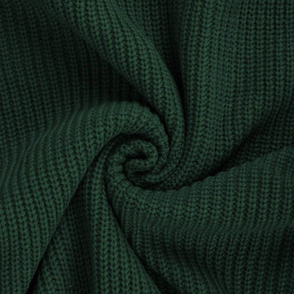 Loose Oversize Turtleneck Wool Pullover Sweater - image 4